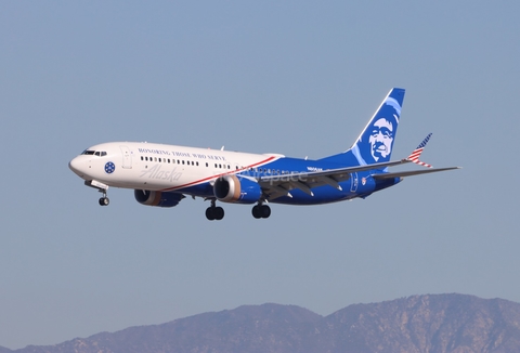 Alaska Airlines Boeing 737-8 MAX (N806AK) at  Los Angeles - International, United States