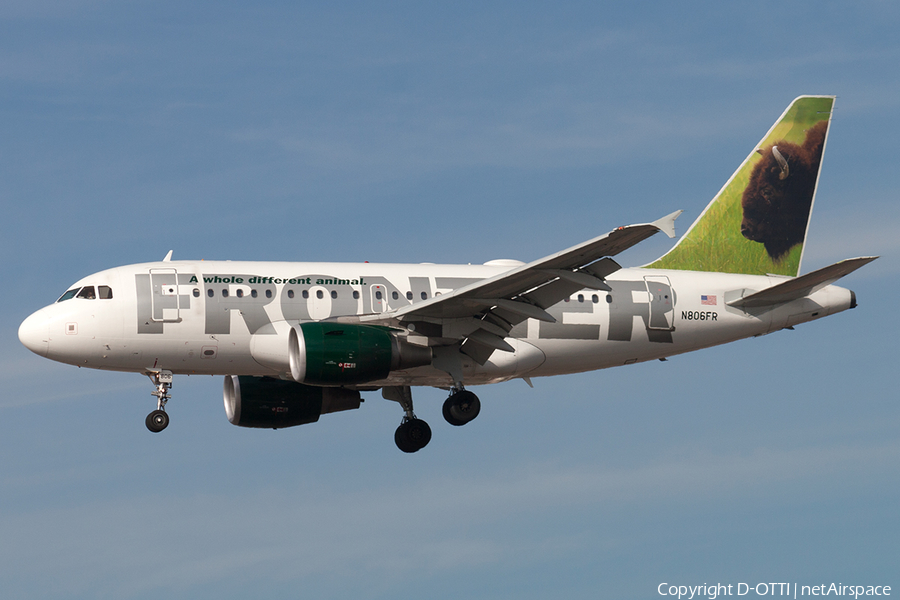 Frontier Airlines Airbus A318-111 (N806FR) | Photo 186601