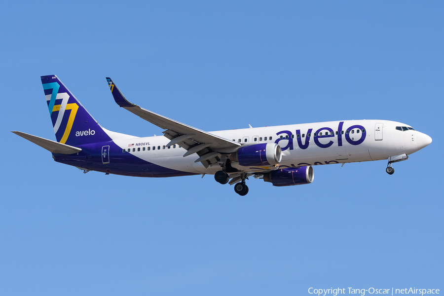 Avelo Airlines Boeing 737-8EH (N806VL) | Photo 669126