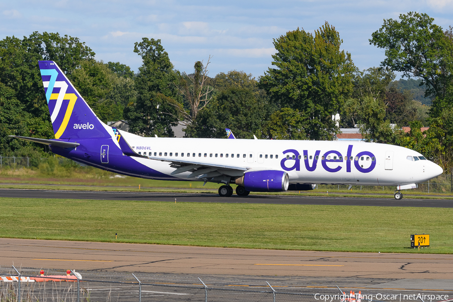 Avelo Airlines Boeing 737-8EH (N806VL) | Photo 590622