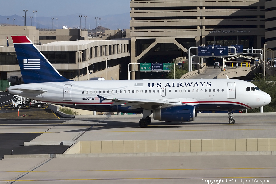 US Airways Airbus A319-132 (N807AW) | Photo 461808
