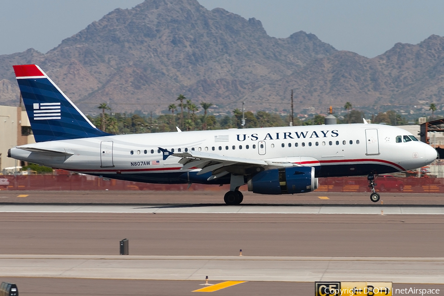 US Airways Airbus A319-132 (N807AW) | Photo 187596