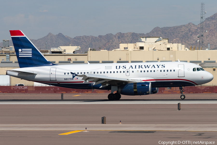 US Airways Airbus A319-132 (N807AW) | Photo 188357