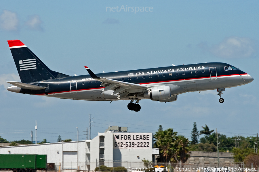 US Airways Express (Republic Airlines) Embraer ERJ-170SU (ERJ-170-100SU) (N807MD) | Photo 8594