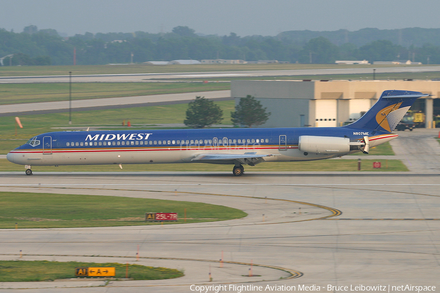 Midwest Airlines McDonnell Douglas MD-81 (N807ME) | Photo 178164