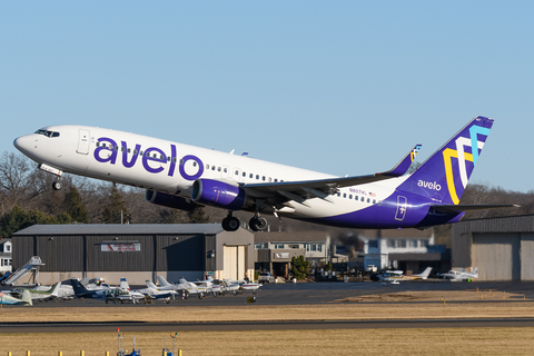 Avelo Airlines Boeing 737-8EH (N807VL) at  New Haven - Tweed Regional, United States