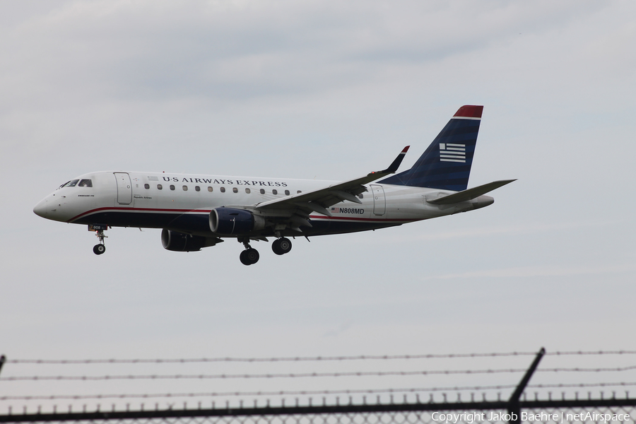 US Airways Express (Republic Airlines) Embraer ERJ-170SU (ERJ-170-100SU) (N808MD) | Photo 138950