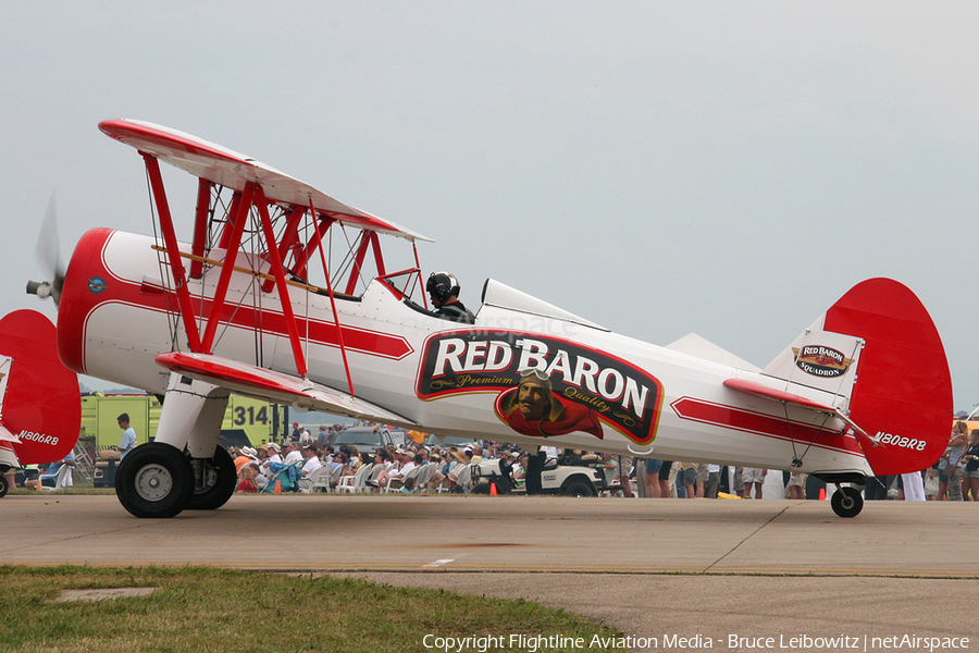 Red Baron Pizza Squadron Boeing PT-13D Kaydet (N808RB) | Photo 177282