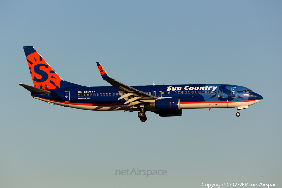 Sun Country Airlines Boeing 737-8BK (N808SY) | Photo 92738