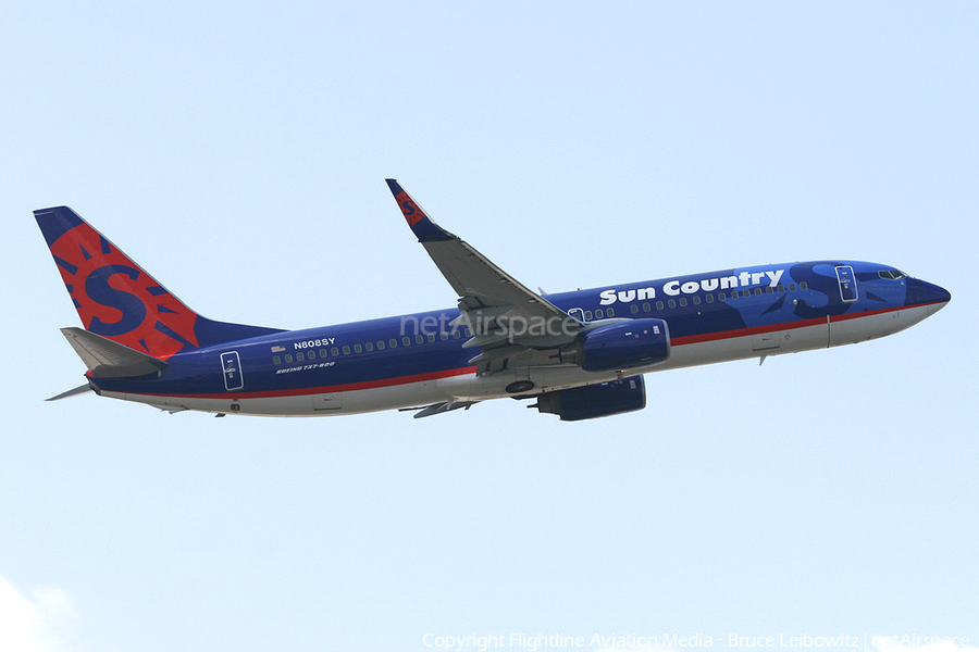 Sun Country Airlines Boeing 737-8BK (N808SY) | Photo 177300