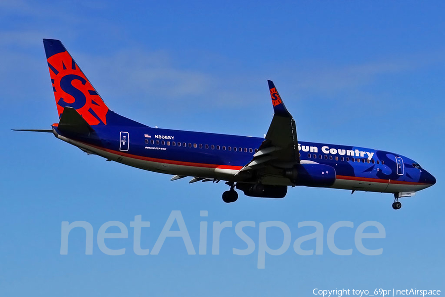 Sun Country Airlines Boeing 737-8BK (N808SY) | Photo 68187