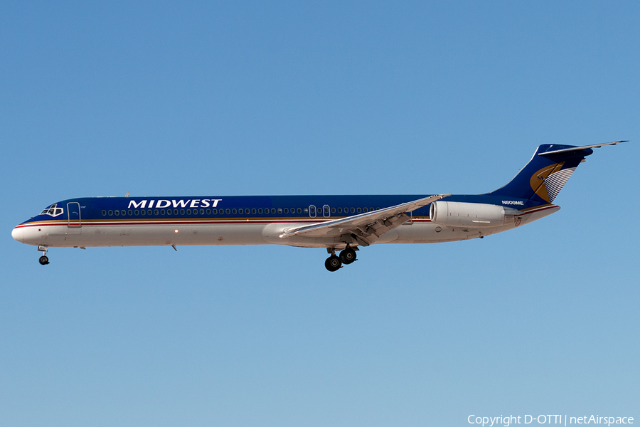 Midwest Airlines McDonnell Douglas MD-82 (N809ME) | Photo 181083
