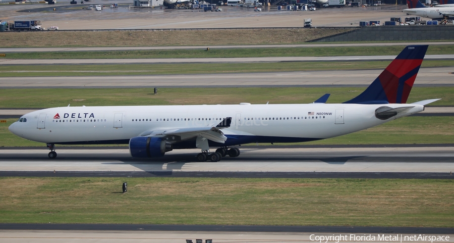 Delta Air Lines Airbus A330-323X (N809NW) | Photo 314940