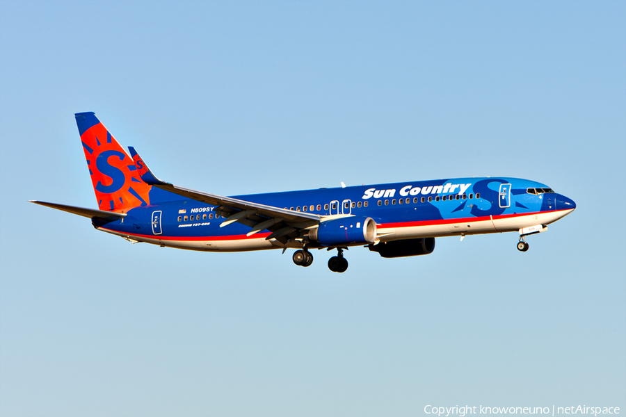 Sun Country Airlines Boeing 737-8Q8 (N809SY) | Photo 2683