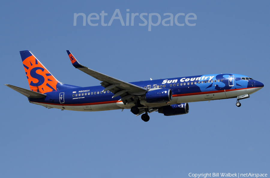 Sun Country Airlines Boeing 737-8Q8 (N809SY) | Photo 393665