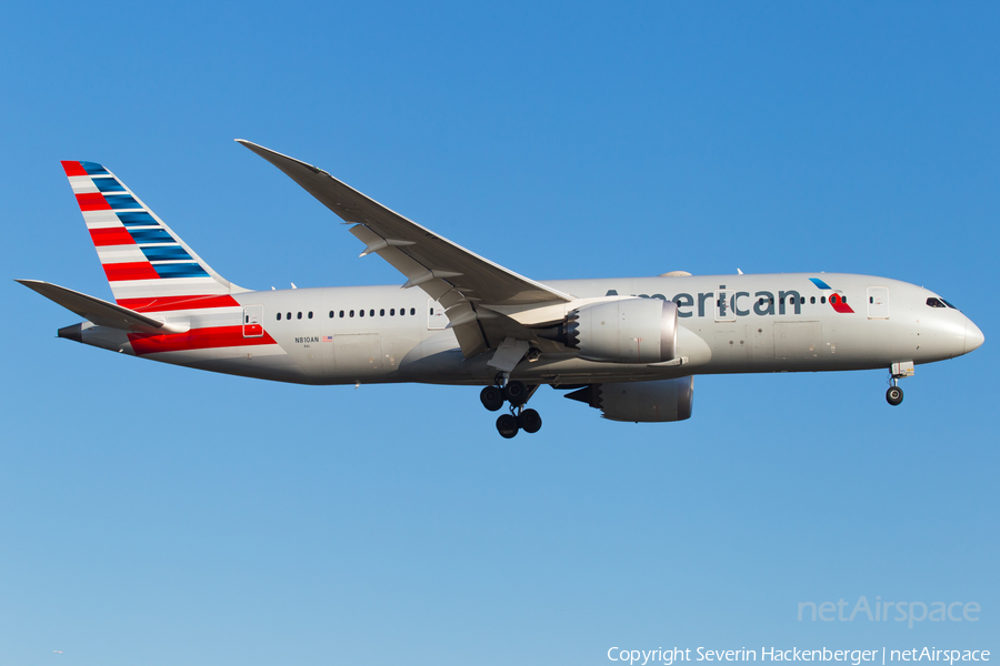 American Airlines Boeing 787-8 Dreamliner (N810AN) | Photo 226294