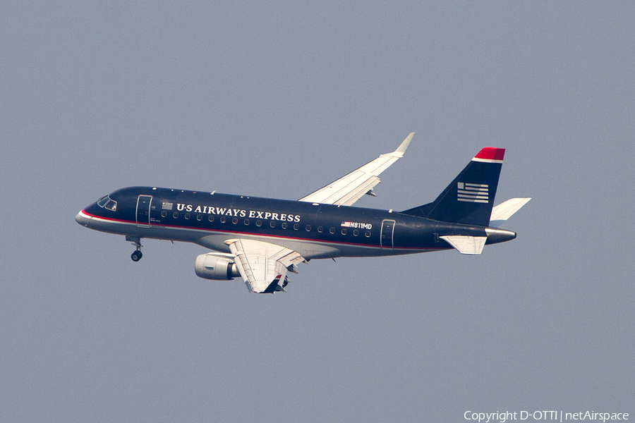 US Airways Express (Republic Airlines) Embraer ERJ-170SU (ERJ-170-100SU) (N811MD) | Photo 385644