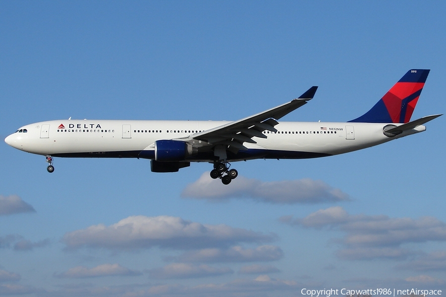 Delta Air Lines Airbus A330-323X (N812NW) | Photo 558510