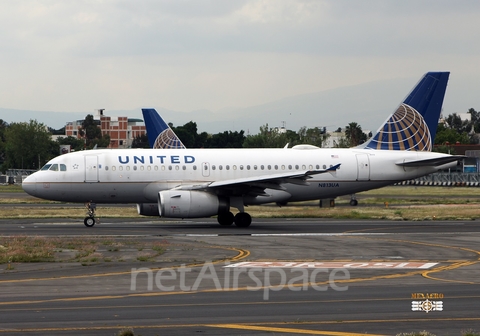 United Airlines Airbus A319-131 (N813UA) at  Mexico City - Lic. Benito Juarez International, Mexico