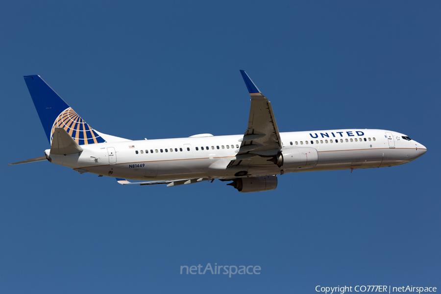United Airlines Boeing 737-924(ER) (N81449) | Photo 48203