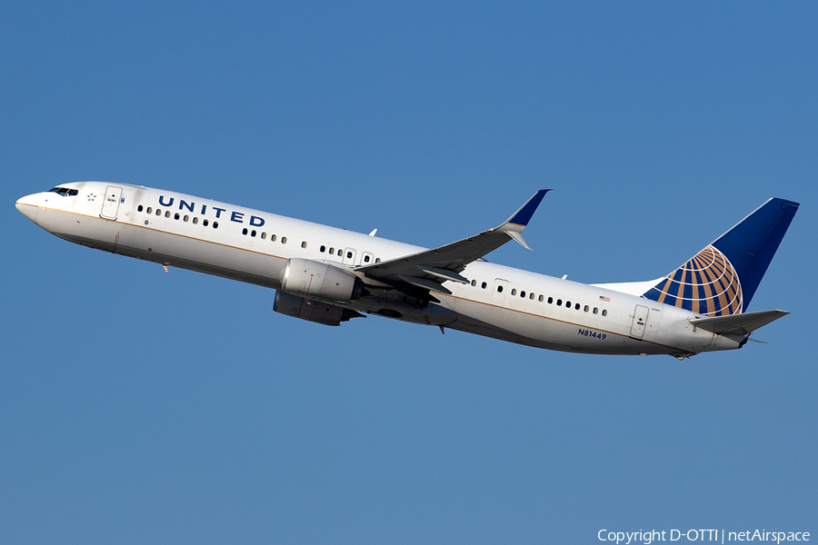 United Airlines Boeing 737-924(ER) (N81449) | Photo 543918