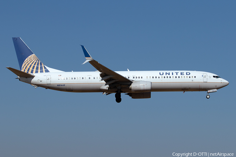 United Airlines Boeing 737-924(ER) (N81449) | Photo 522463