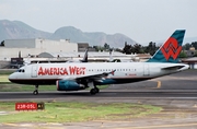 America West Airlines Airbus A319-132 (N814AW) at  Mexico City - Lic. Benito Juarez International, Mexico