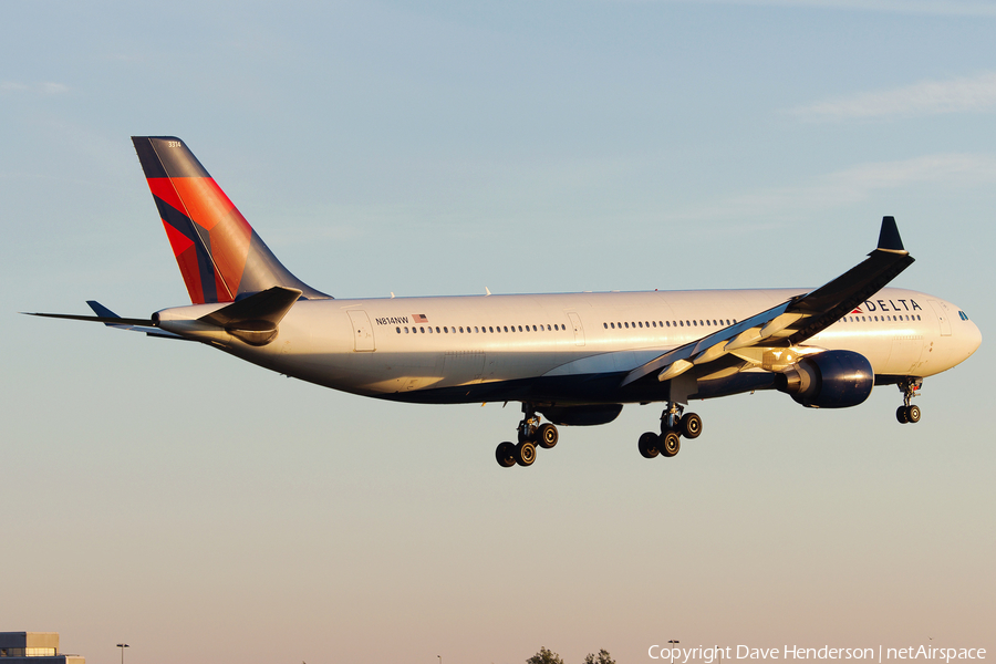 Delta Air Lines Airbus A330-323X (N814NW) | Photo 43310