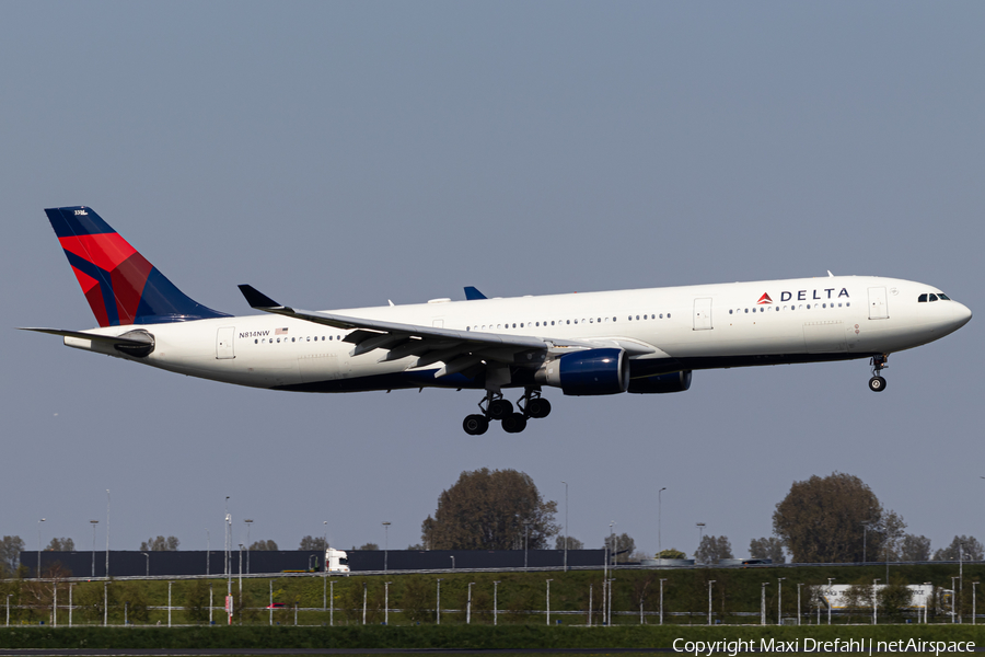 Delta Air Lines Airbus A330-323X (N814NW) | Photo 510236
