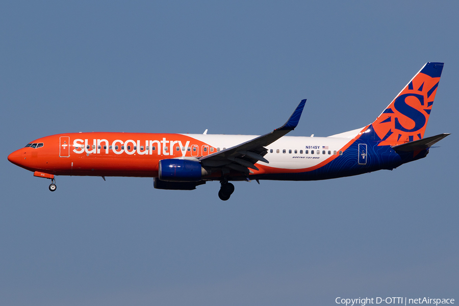 Sun Country Airlines Boeing 737-8BK (N814SY) | Photo 594139