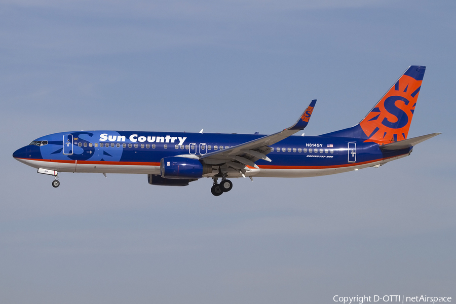 Sun Country Airlines Boeing 737-8BK (N814SY) | Photo 425434