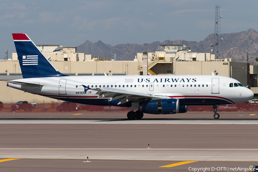 US Airways Airbus A319-132 (N816AW) | Photo 188451