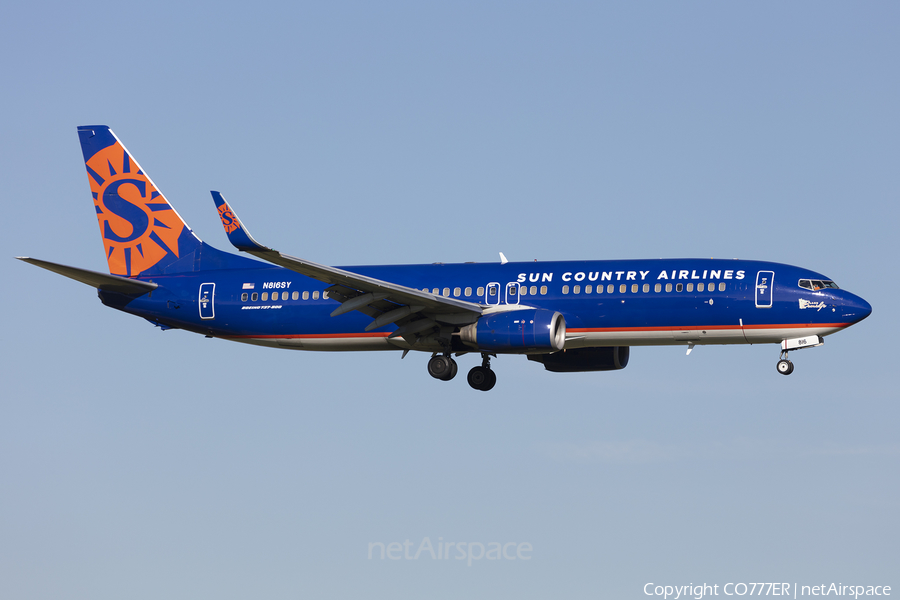 Sun Country Airlines Boeing 737-8Q8 (N816SY) | Photo 395854