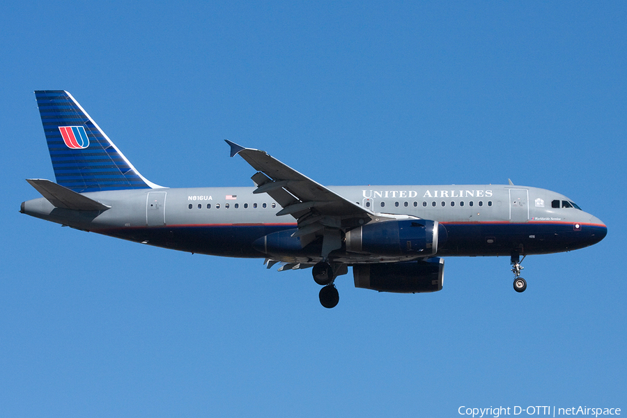 United Airlines Airbus A319-131 (N816UA) | Photo 261382