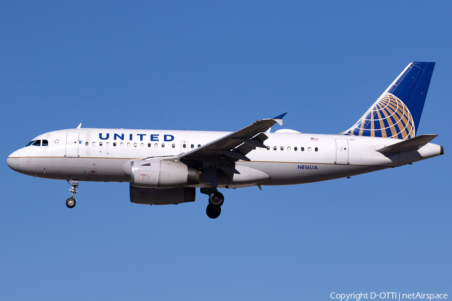 United Airlines Airbus A319-131 (N816UA) | Photo 547439