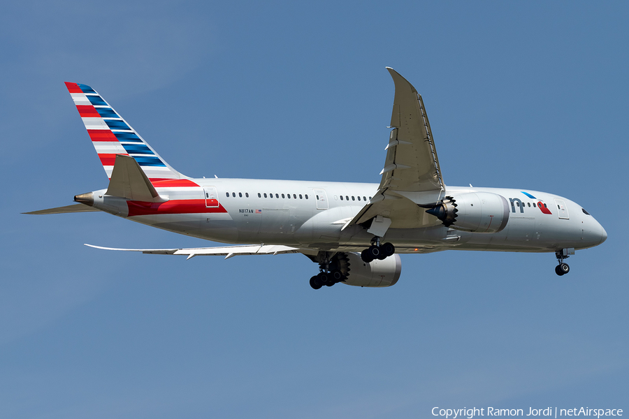 American Airlines Boeing 787-8 Dreamliner (N817AN) | Photo 344993