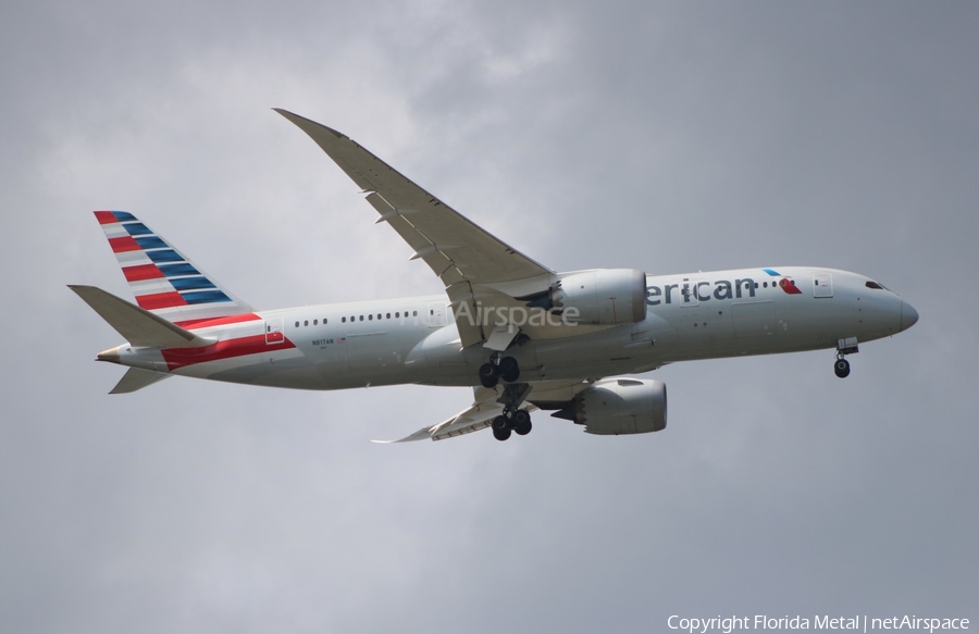 American Airlines Boeing 787-8 Dreamliner (N817AN) | Photo 351433