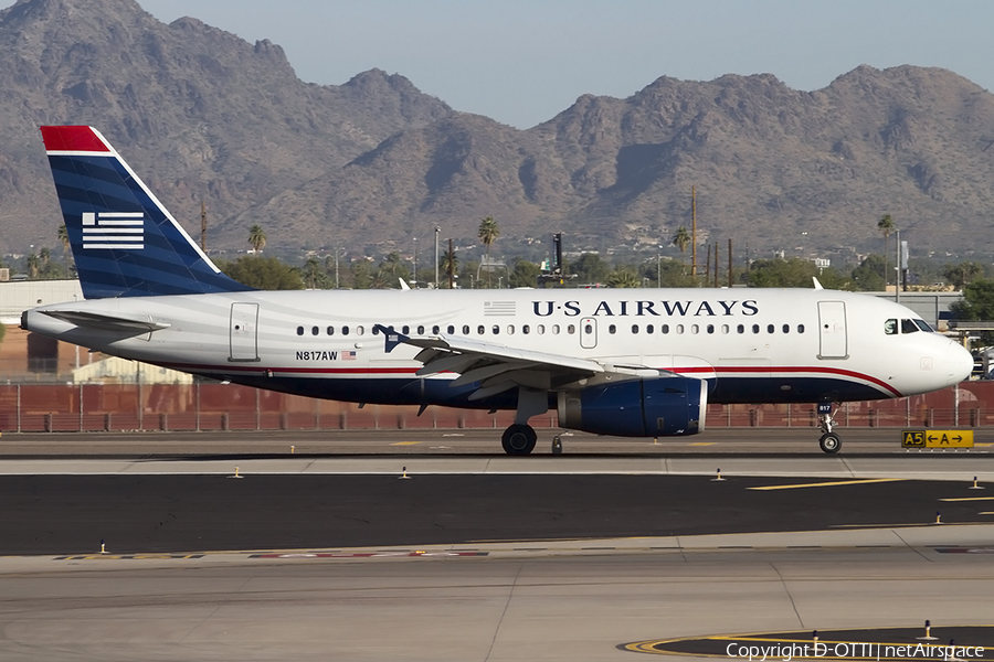 US Airways Airbus A319-132 (N817AW) | Photo 461521