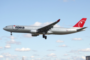 Northwest Airlines Airbus A330-323X (N817NW) at  Minneapolis - St. Paul International, United States