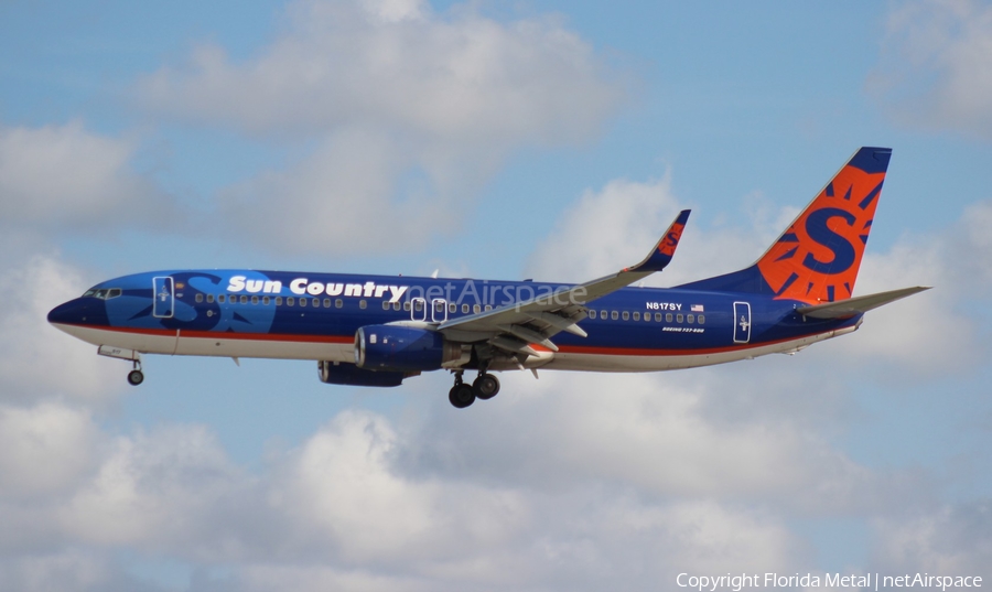 Sun Country Airlines Boeing 737-8K2 (N817SY) | Photo 315273