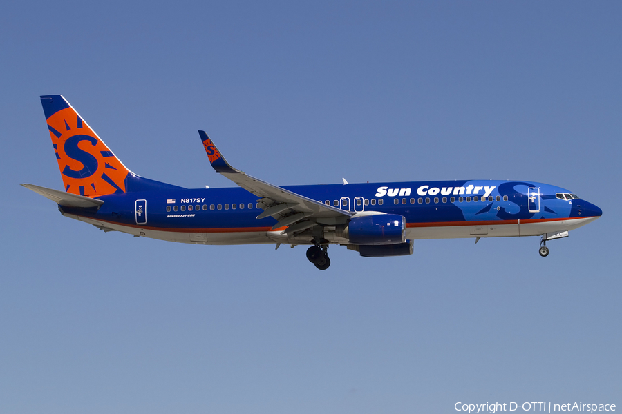 Sun Country Airlines Boeing 737-8K2 (N817SY) | Photo 430613