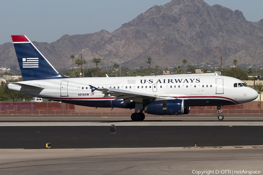 US Airways Airbus A319-132 (N818AW) | Photo 461620
