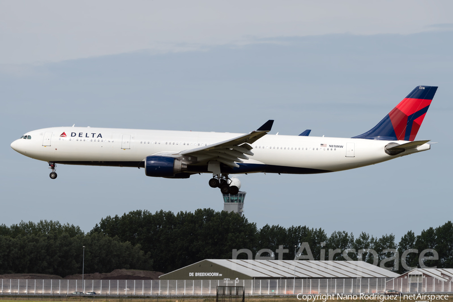 Delta Air Lines Airbus A330-323X (N818NW) | Photo 117150