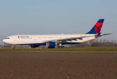 Delta Air Lines Airbus A330-323X (N818NW) at  Amsterdam - Schiphol, Netherlands