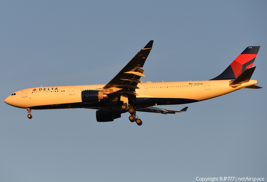 Delta Air Lines Airbus A330-323X (N818NW) | Photo 199927