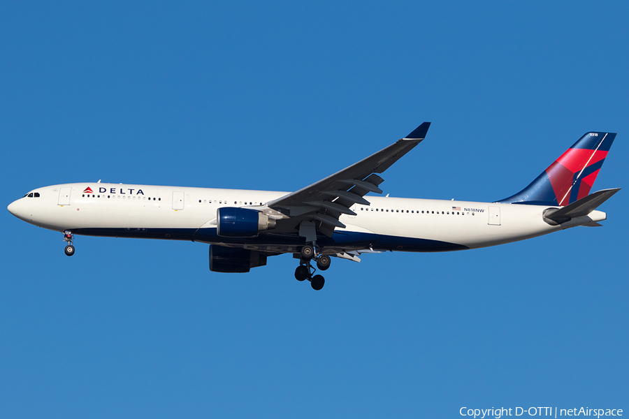 Delta Air Lines Airbus A330-323X (N818NW) | Photo 220056