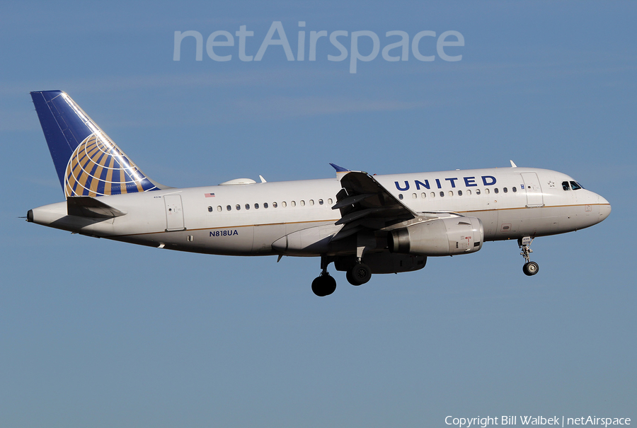 United Airlines Airbus A319-131 (N818UA) | Photo 381945