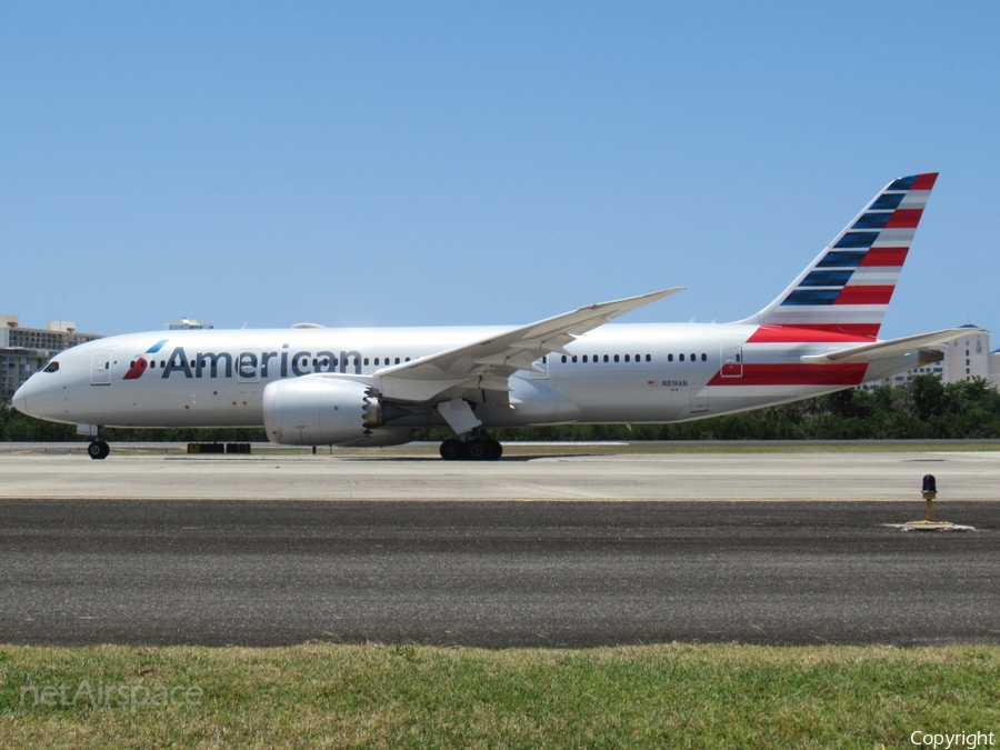 American Airlines Boeing 787-8 Dreamliner (N819AN) | Photo 384770