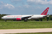 Omni Air International Boeing 777-2U8(ER) (N819AX) at  Frankfurt - Hahn, Germany