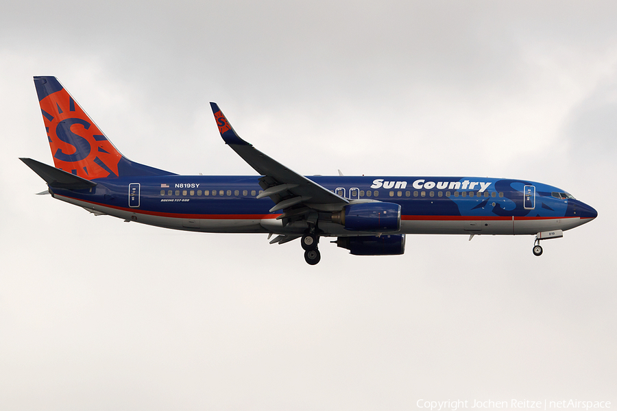 Sun Country Airlines Boeing 737-86N (N819SY) | Photo 125480